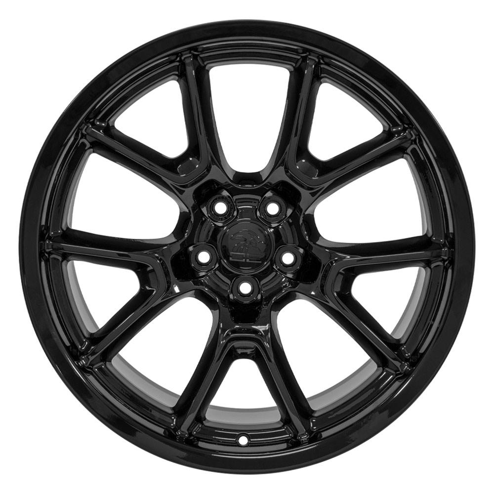 Set of 4 OE Wheels DG21 20x9 Gloss Black wheel, 5x115, 18mm offset