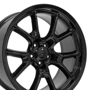 Set of 4 OE Wheels DG21 20x9 Gloss Black wheel, 5x115, 18mm offset