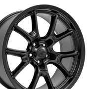 OE Wheels DG21 20x9 Satin Black wheel, 5x115, 18mm offset
