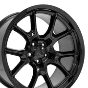 OE Wheels DG21 20x10 Gloss Black wheel, 5x115, 18mm offset