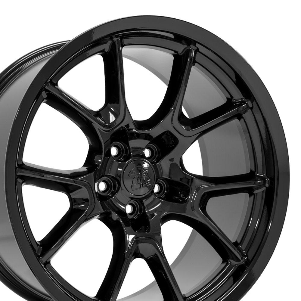 OE Wheels DG21 20x9 and 20x10 Gloss Black staggered wheel set