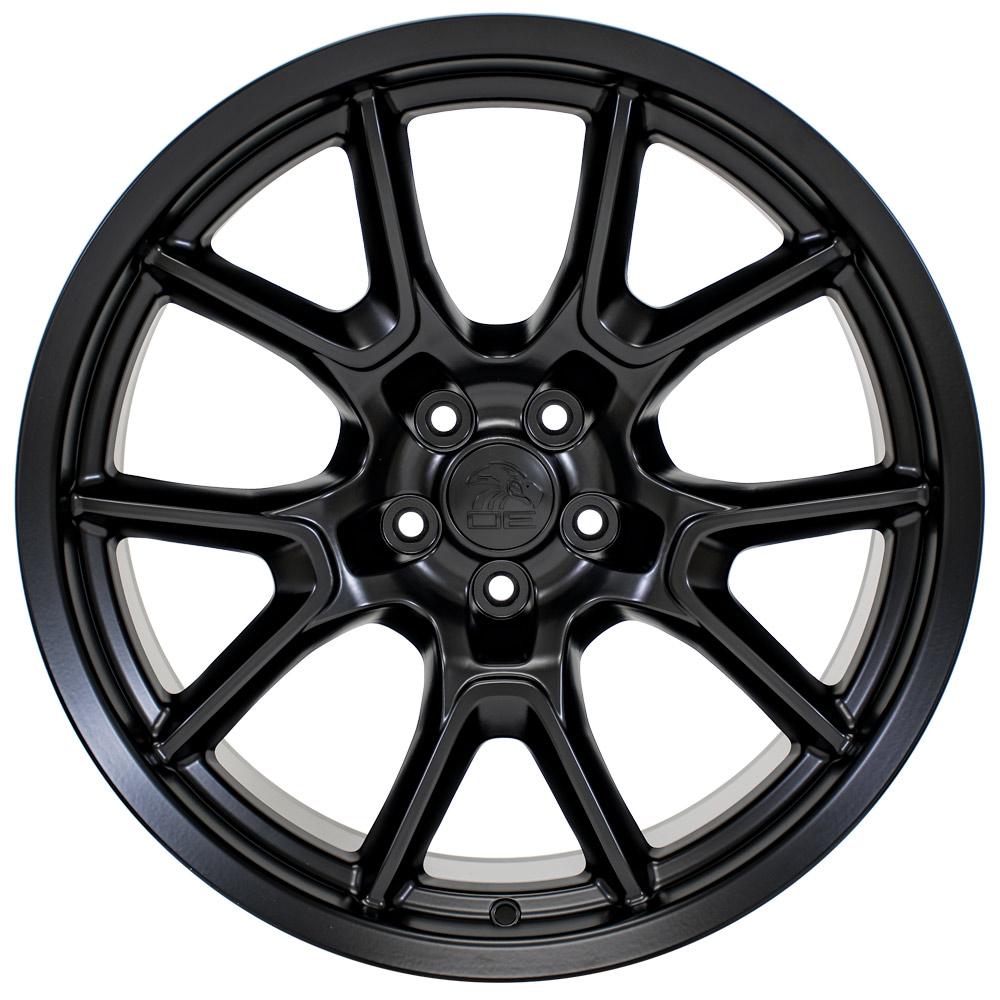 OE Wheels DG21 20x10 Satin Black wheel, 5x115, 18mm offset