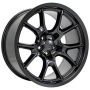 OE Wheels DG21 20x10 Satin Black wheel, 5x115, 18mm offset