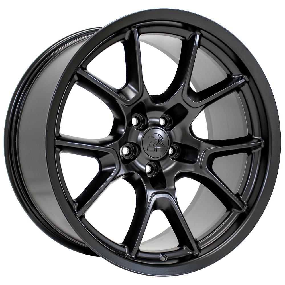 OE Wheels DG21 20x10 Satin Black wheel, 5x115, 18mm offset