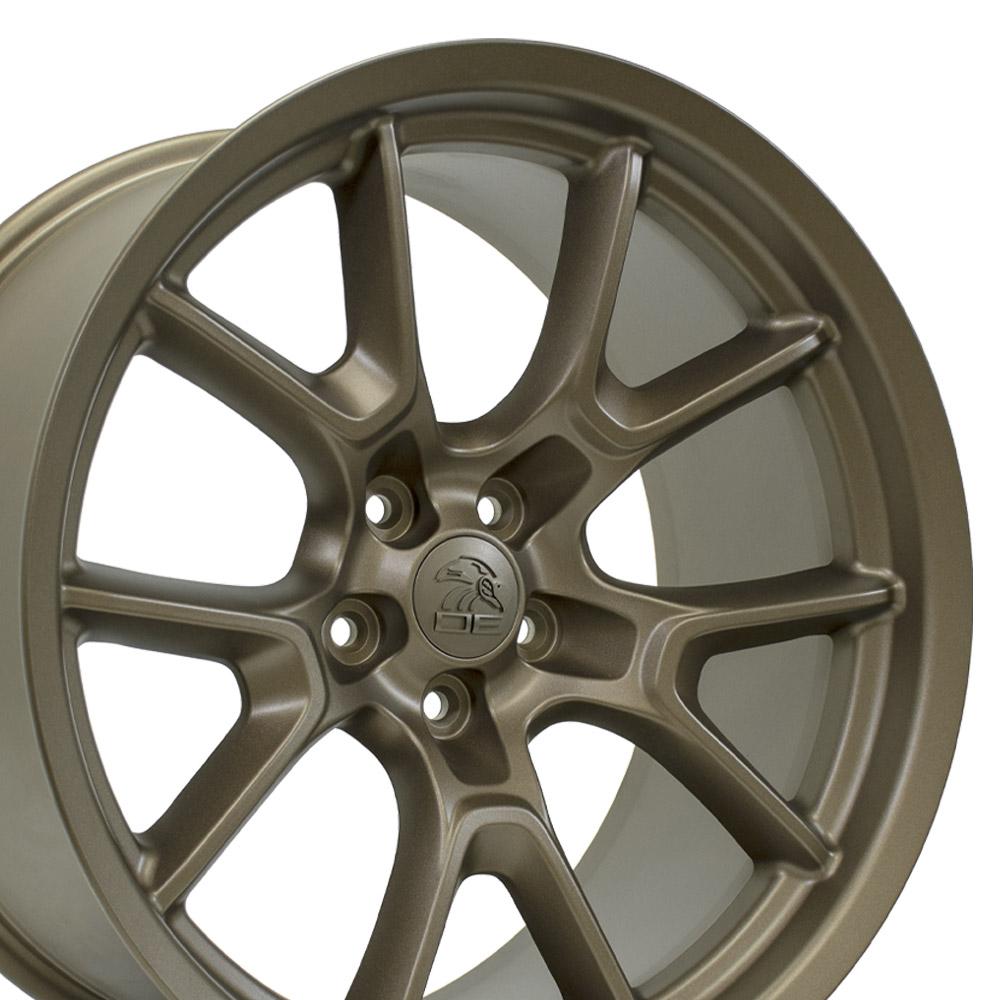 Set of 4 OE Wheels DG21 20x10 Satin Bronze wheel, 5x115, 18mm offset