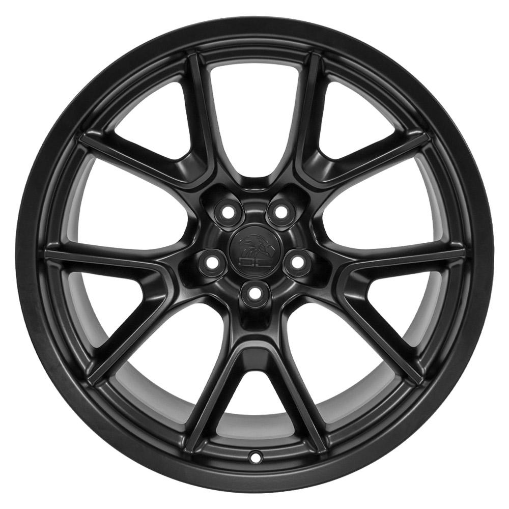 Set of 4 OE Wheels DG21 20x11 Satin Black wheel, 5x115, -2.5mm offset