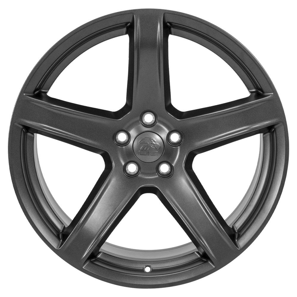 Set of 4 OE Wheels DG22 20x9.5 Satin Gunmetal wheel, 5x115, 18mm offset