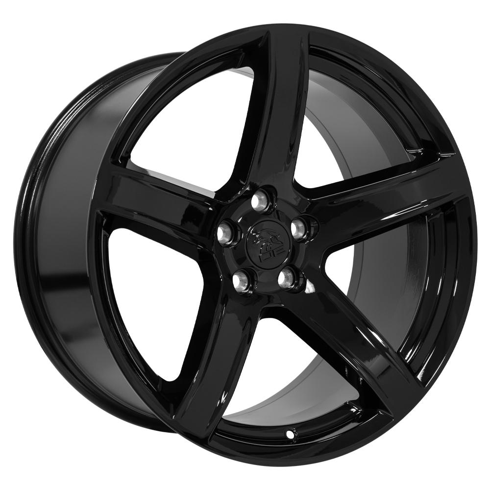 Set of 4 OE Wheels DG22 20x10.5 Gloss Black wheel, 5x115, 25mm offset