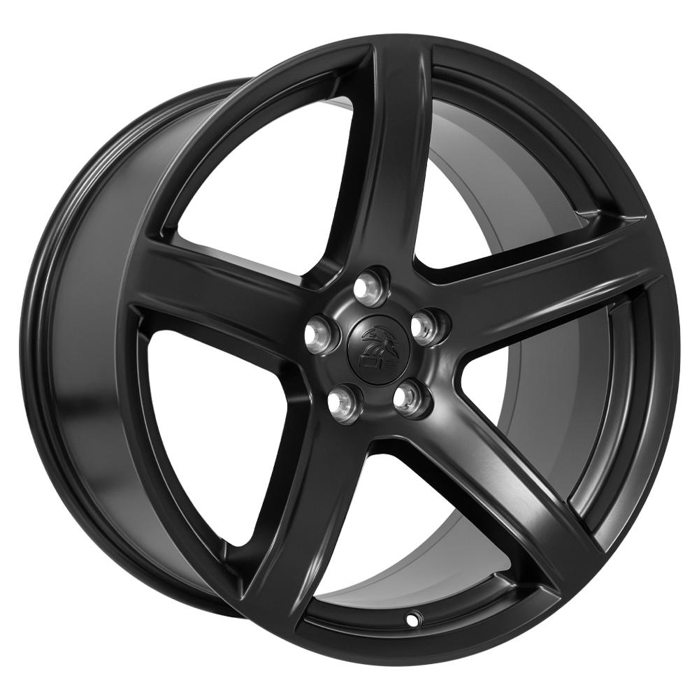 Set of 4 OE Wheels DG22 20x10.5 Satin Black wheel, 5x115, 25mm offset