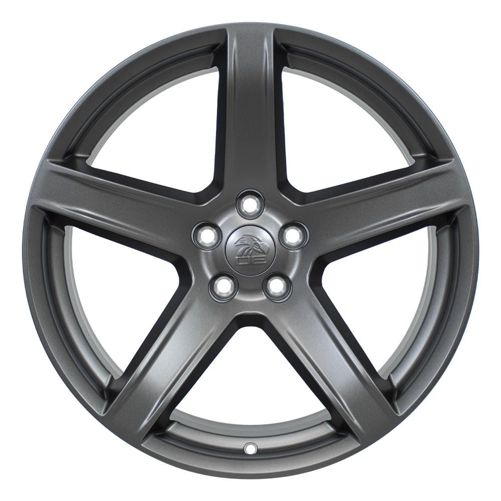 Set of 4 OE Wheels DG22 20x10.5 Satin Gunmetal wheel, 5x115, 25mm offset