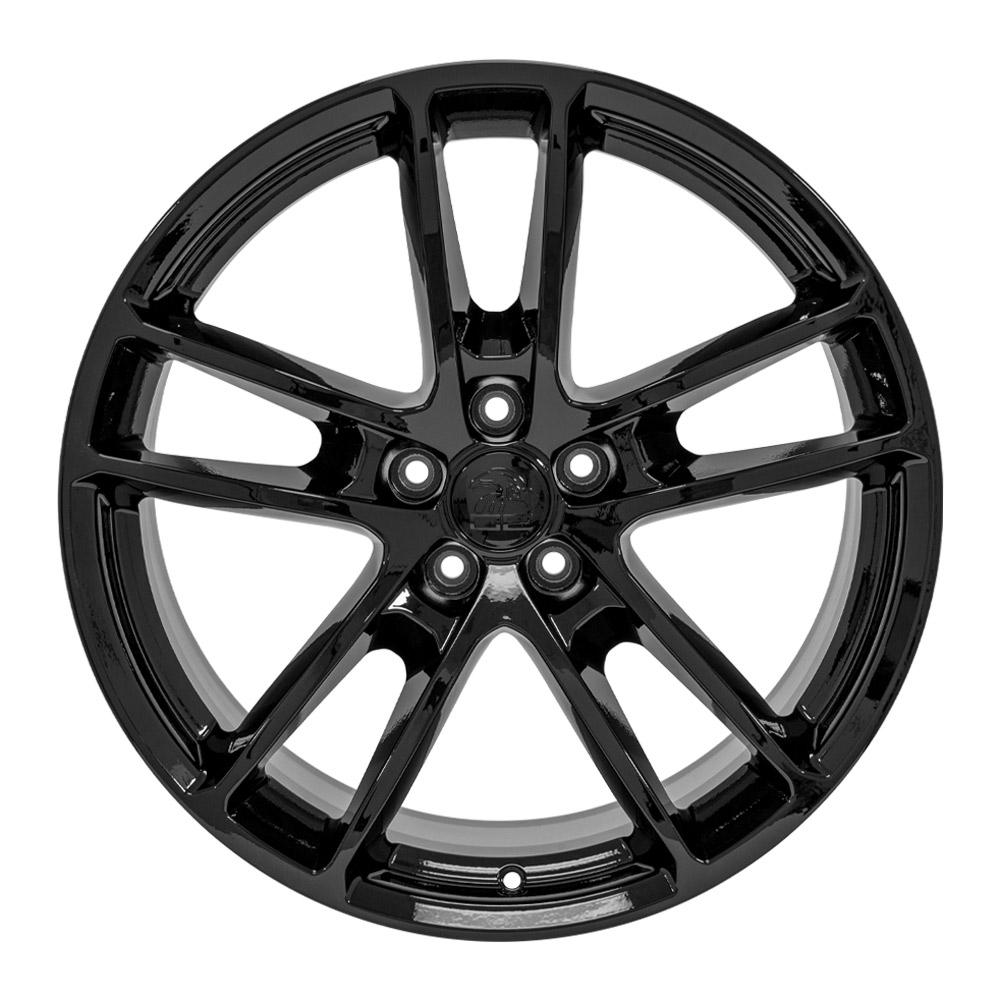 Set of 4 OE Wheels DG23 20x9 Gloss Black wheel, 5x115, 18mm offset