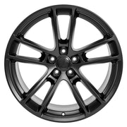 Set of 4 OE Wheels DG23 20x10 Satin Black wheel, 5x115, 18mm offset