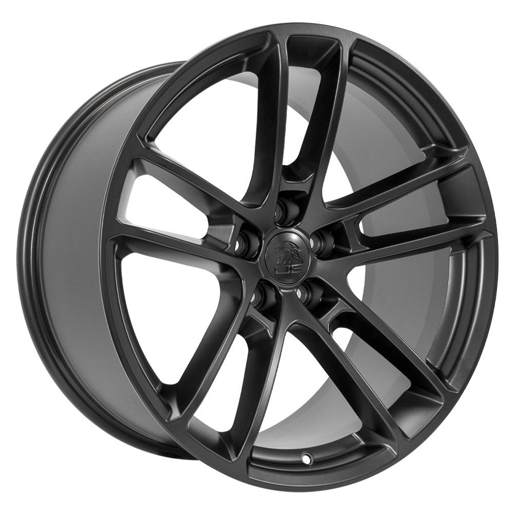 OE Wheels DG23 20x10 Satin Black wheel, 5x115, 18mm offset