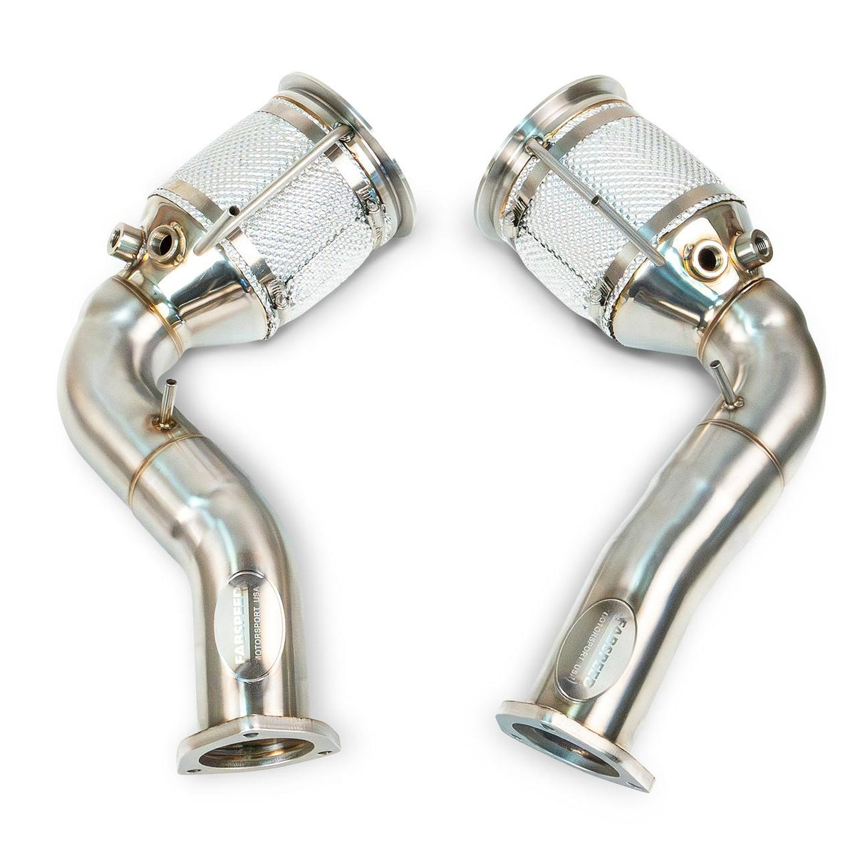 2018-2026 Bentley Bentayga V8 Fabspeed Sport Catalytic Converters - image 1