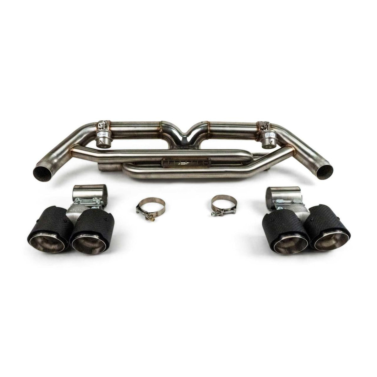 2017-2019 Porsche 991.2 Carrera Fabspeed Valved Center Muffler Bypass X-Pipe (Non-PSE Only) - image 2