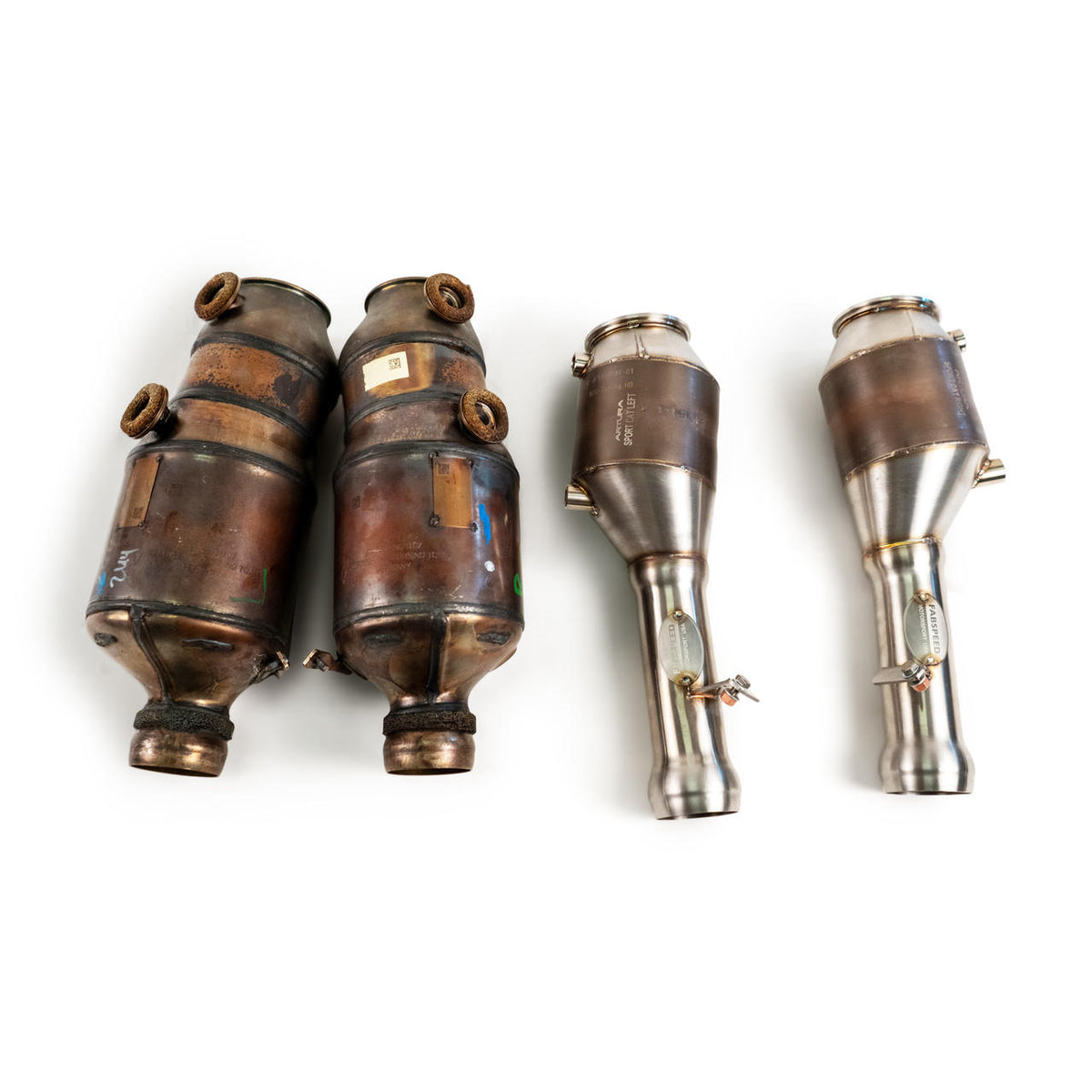 2021-2024 McLaren Artura Fabspeed HJS German Imported Sport Catalytic Converters - image 2