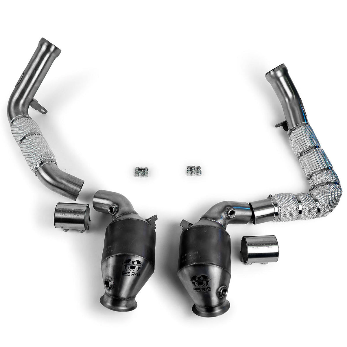 2015-2021 Mercedes-Benz AMG E-63s / GT63 Fabspeed Sport Cat Downpipes - image 2