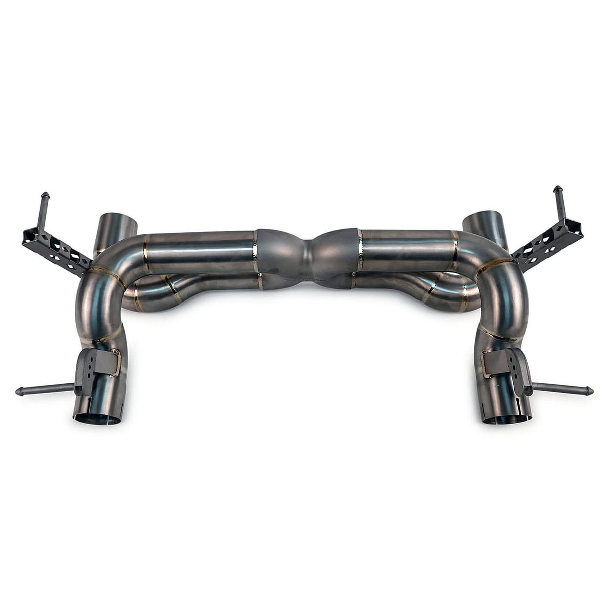 2015-2019 Ferrari 488 / Pista Fabspeed Supreme Titanium X-Pipe Exhaust - image 2