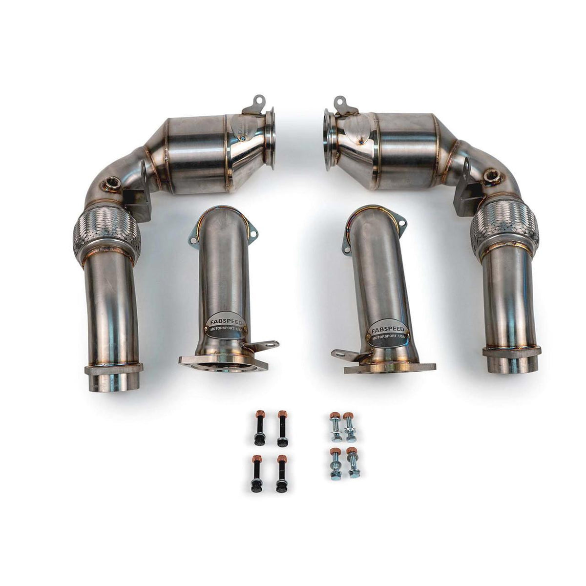 2024-2026 BMW M5 G90/99 Fabspeed Primary Sport Catalytic Converter Downpipes - image 1