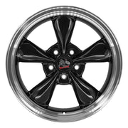 OE Wheels FR01 17x8 Gloss Black Machined Lip wheel, 5x114.3, 29.5mm offset