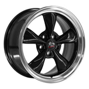 Set of 4 OE Wheels FR01 17x8 Gloss Black Machined Lip wheel, 5x114.3, 29.5mm offset
