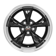OE Wheels FR01 17x10.5 Gloss Black Machined Lip wheel, 5x114.3, 27mm offset