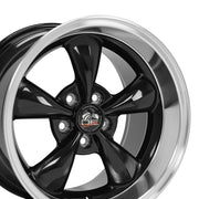 OE Wheels FR01 17x10.5 Gloss Black Machined Lip wheel, 5x114.3, 27mm offset