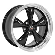 OE Wheels FR01 18x9 Gloss Black Machined Lip wheel, 5x114.3, 24mm offset