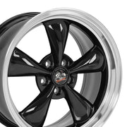 OE Wheels FR01 18x9 Gloss Black Machined Lip wheel, 5x114.3, 24mm offset