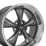 OE Wheels FR01 18x10 Gloss Anthracite Machined Lip wheel, 5x114.3, 22mm offset