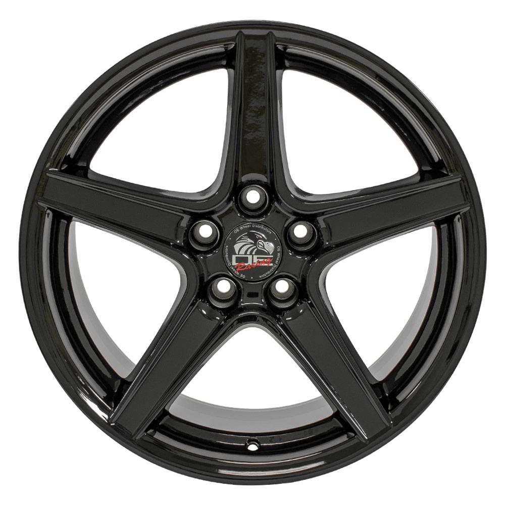 OE Wheels FR06B 18x10 Gloss Black wheel, 5x114.3, 22mm offset