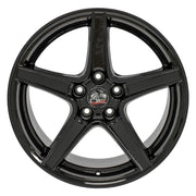 OE Wheels FR06B 18x10 Gloss Black wheel, 5x114.3, 22mm offset