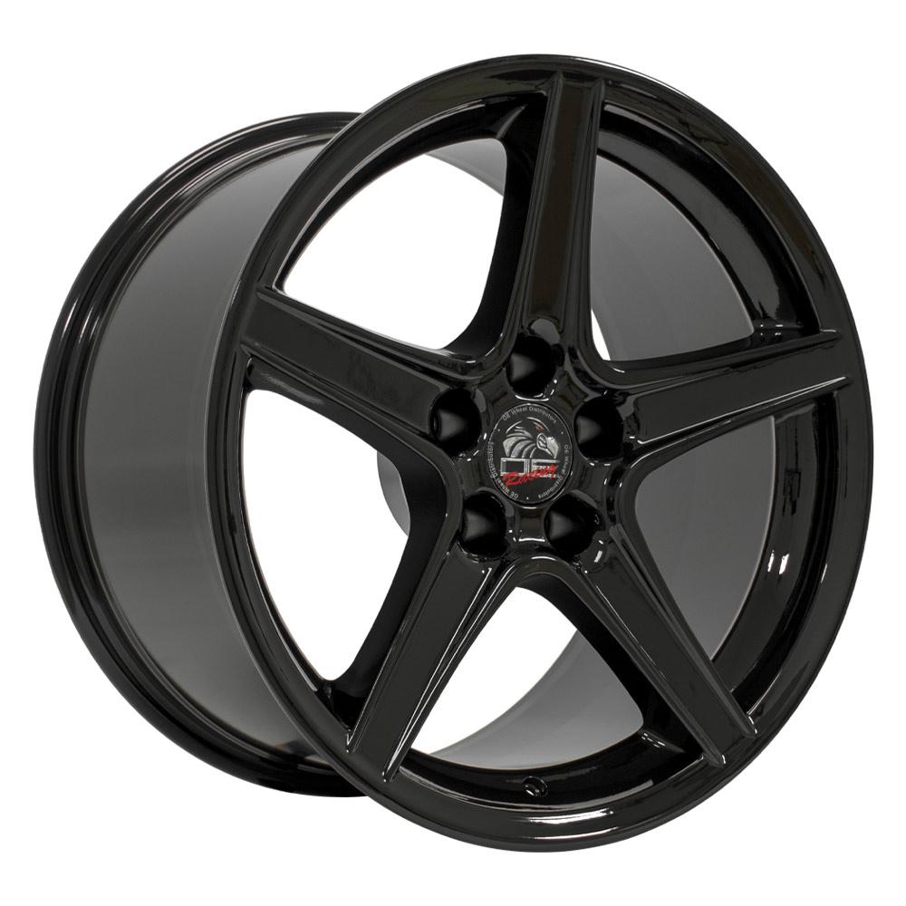 OE Wheels FR06B 18x10 Gloss Black wheel, 5x114.3, 22mm offset