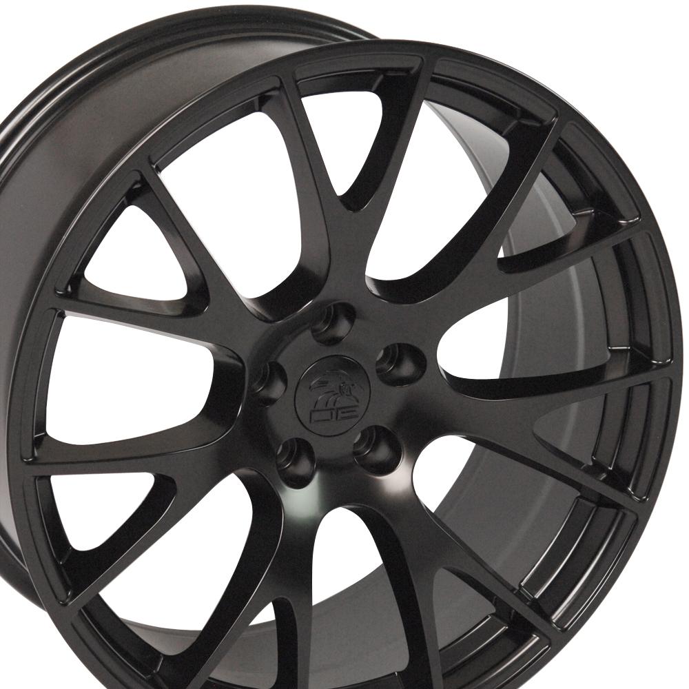 OE Wheels DG15 20x9 Satin Black wheel, 5x115, 18mm offset