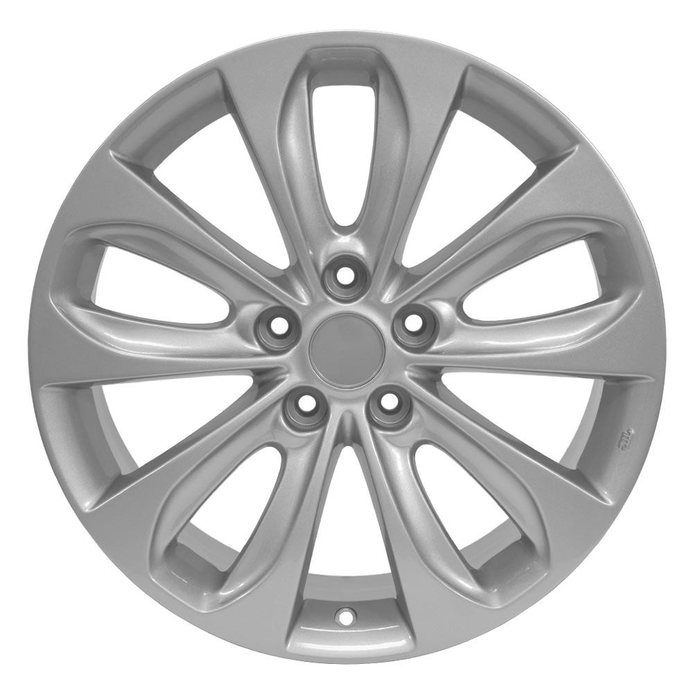 OE Wheels HY02 18x7.5 Gloss Silver wheel, 5x114.3, 48mm offset