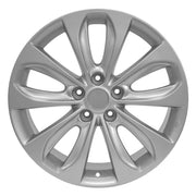 Set of 4 OE Wheels HY02 18x7.5 Gloss Silver wheel, 5x114.3, 48mm offset