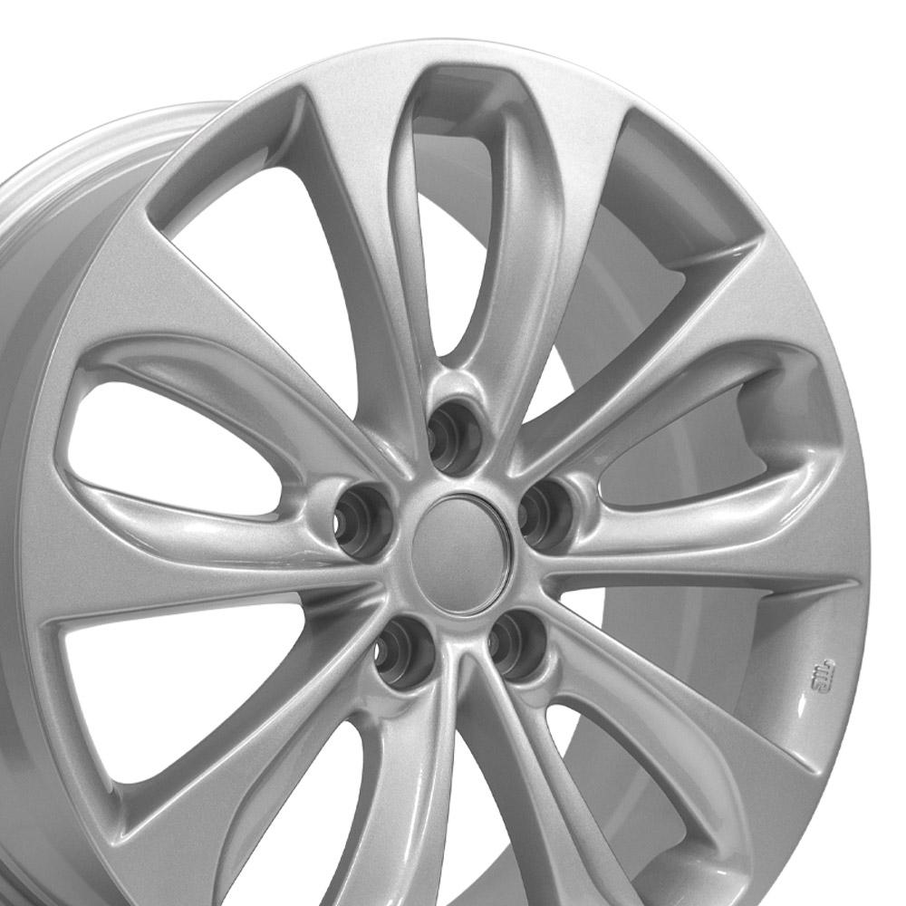 OE Wheels HY02 18x7.5 Gloss Silver wheel, 5x114.3, 48mm offset