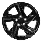 Set of 4 OE Wheels HY12 17x7 Gloss Black wheel, 5x114.3, 49mm offset