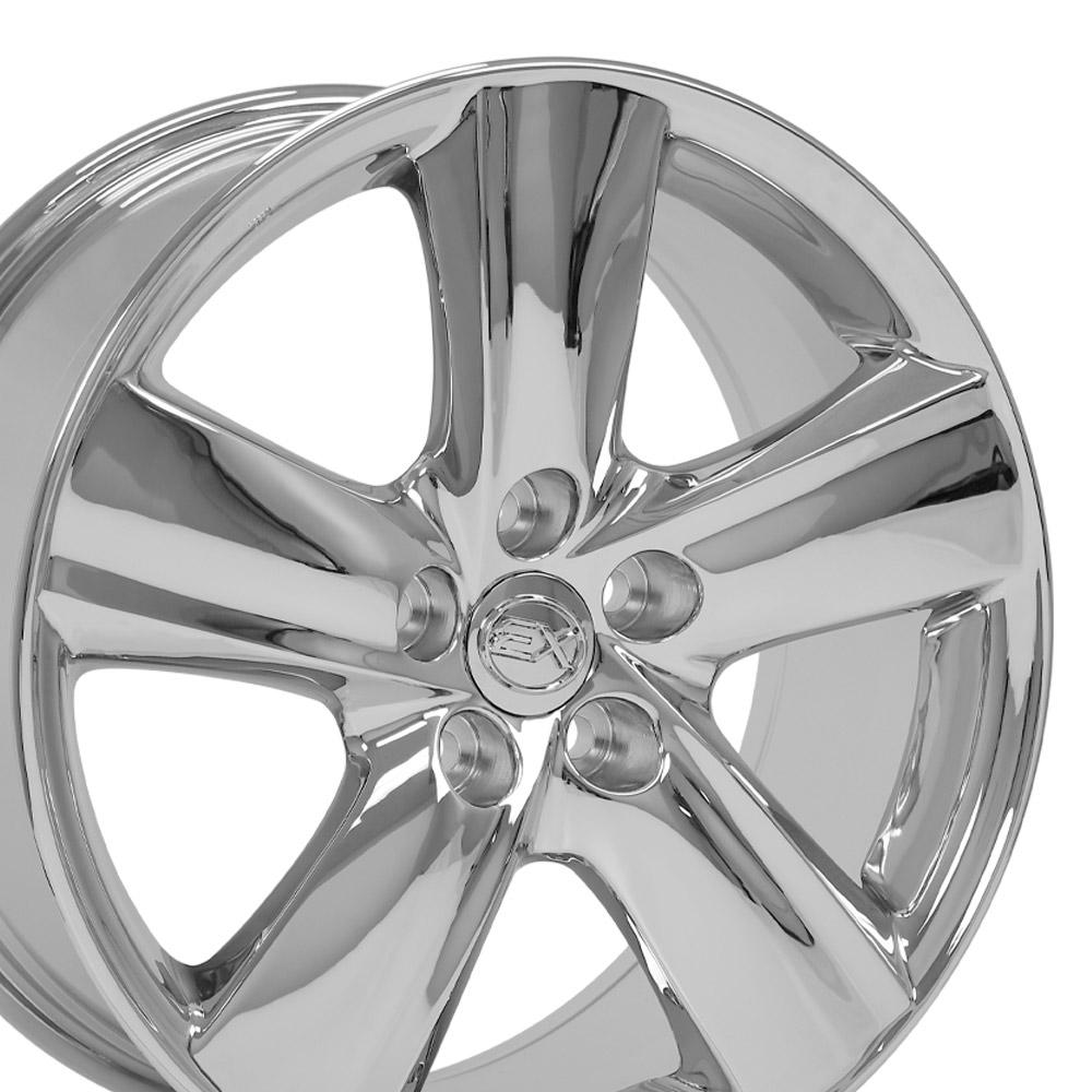 Set of 4 OE Wheels LX19 18x8 Chrome wheel, 5x114.3, 35mm offset