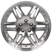 OE Wheels MB09 18x8.5 Gloss Silver Machined wheel, 5x112, 35mm offset