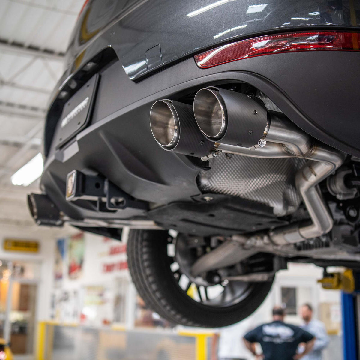2019-2026 Porsche Macan S / GTS V6 Fabspeed Rear Slip-on Sport Exhaust - image 7