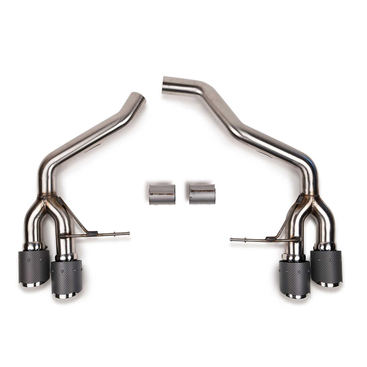 2019-2026 Porsche Macan S / GTS V6 Fabspeed Rear Slip-on Sport Exhaust - image 1