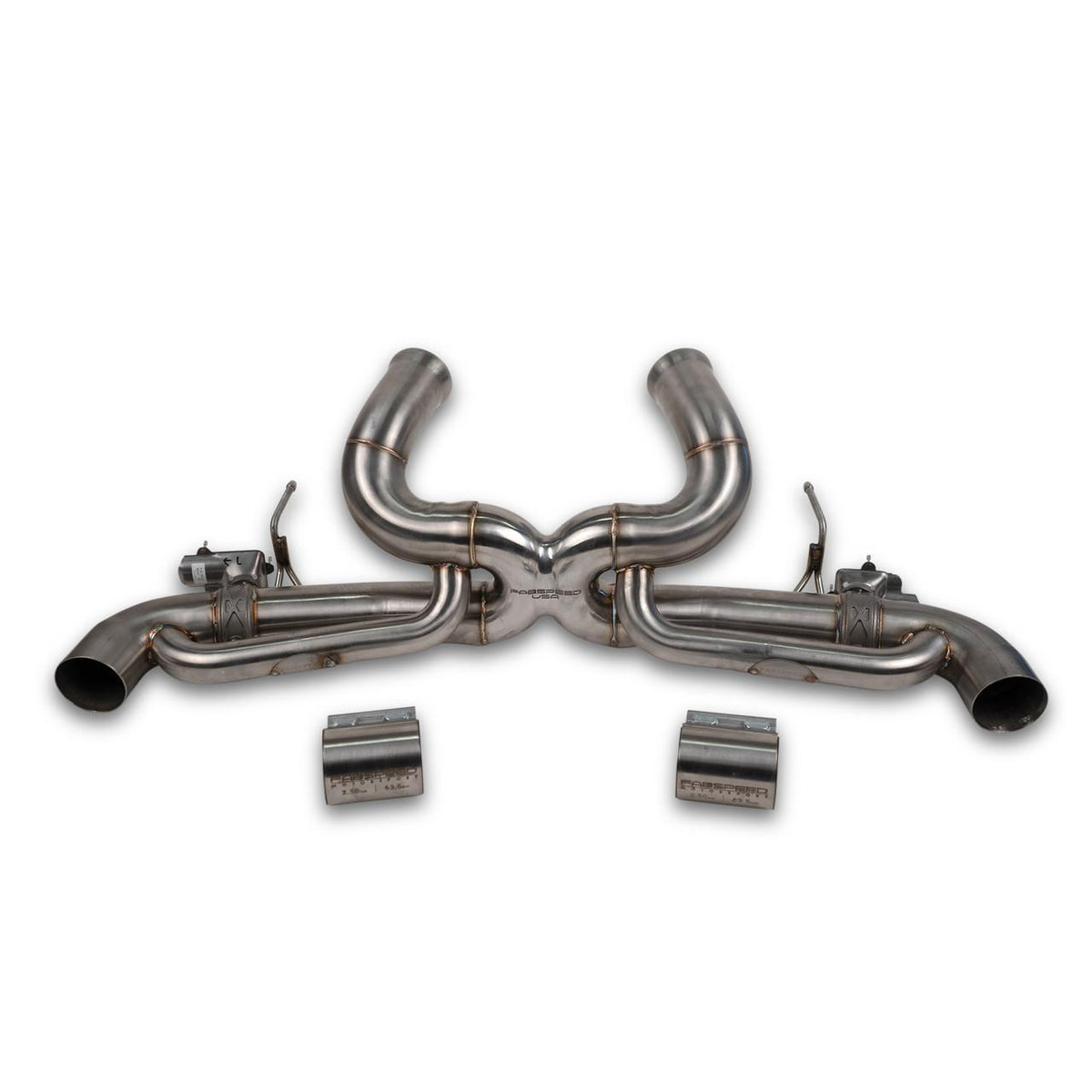 2020-2026 McLaren GT / GTS Fabspeed Valved X-Pipe - image 1