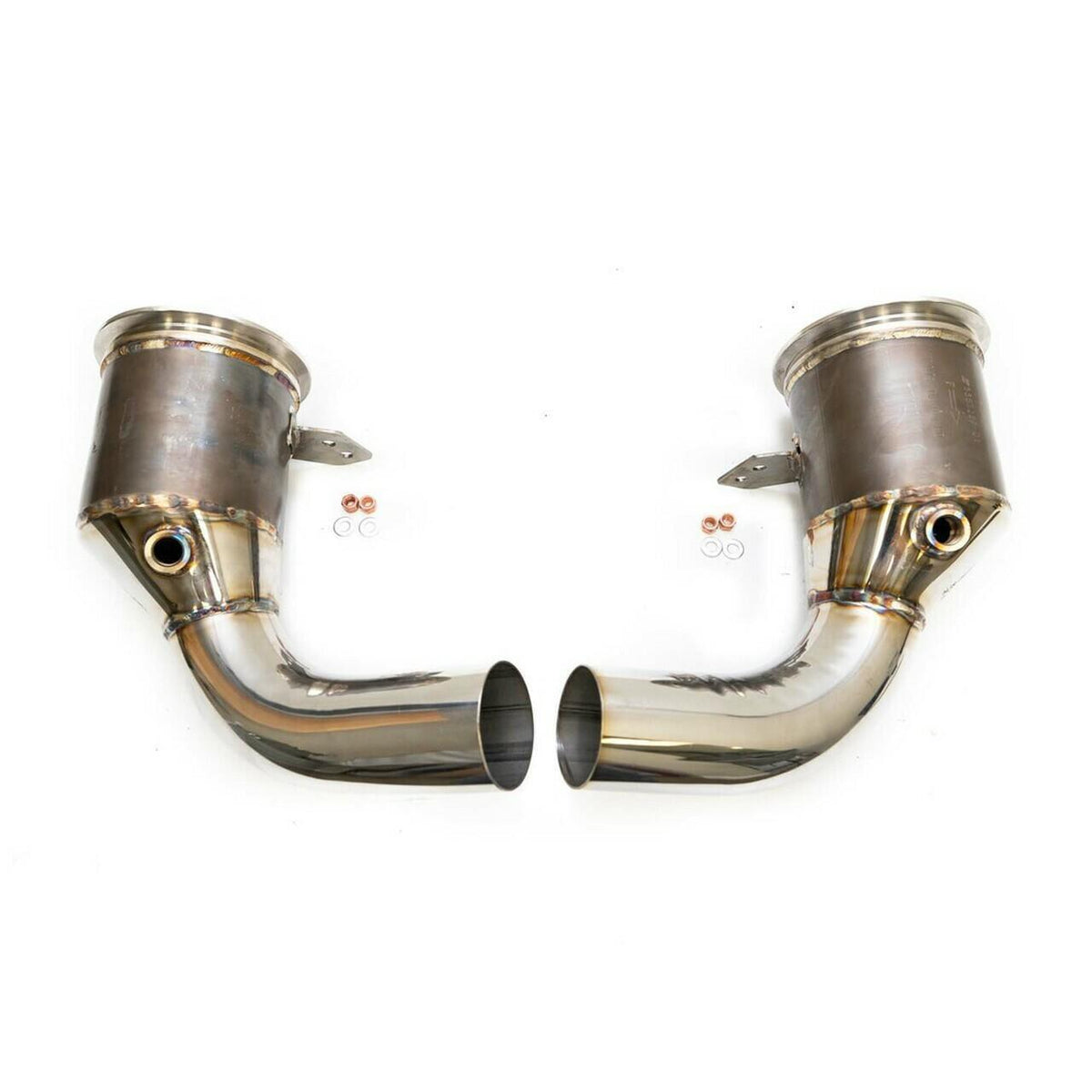 2025-2026 Porsche 992.2 Carrera (NON GTS) Fabspeed Sport Catalytic Converters - image 1