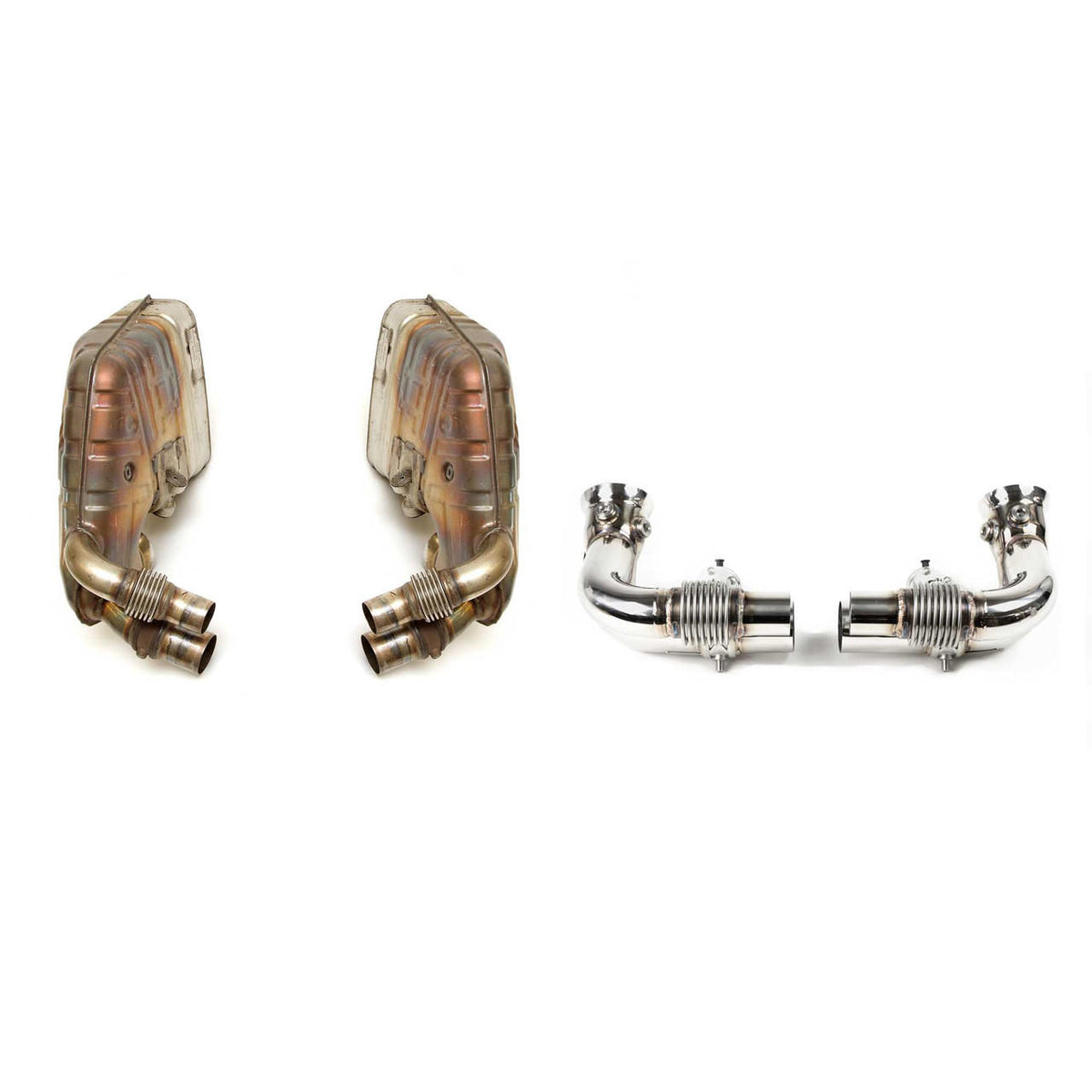 2017-2019 Porsche 991.2 GT3 / GT3 RS Fabspeed Side Muffler Bypass Pipes - image 2