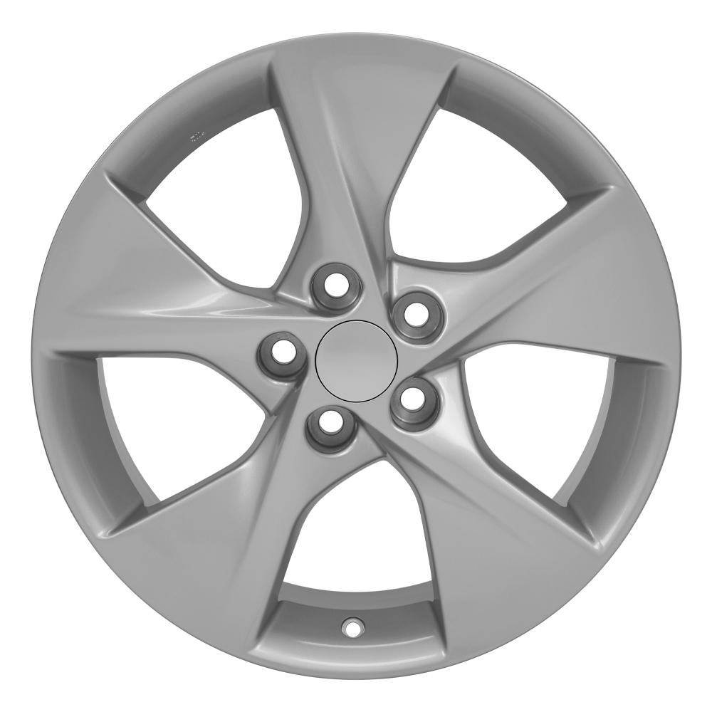 OE Wheels TY12 18x7.5 Gloss Silver wheel, 5x114.3, 45mm offset
