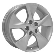 OE Wheels TY12 18x7.5 Gloss Silver wheel, 5x114.3, 45mm offset