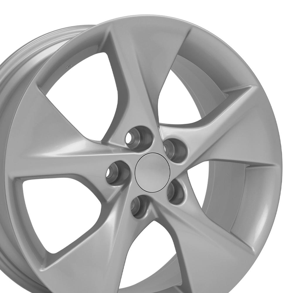 OE Wheels TY12 18x7.5 Gloss Silver wheel, 5x114.3, 45mm offset