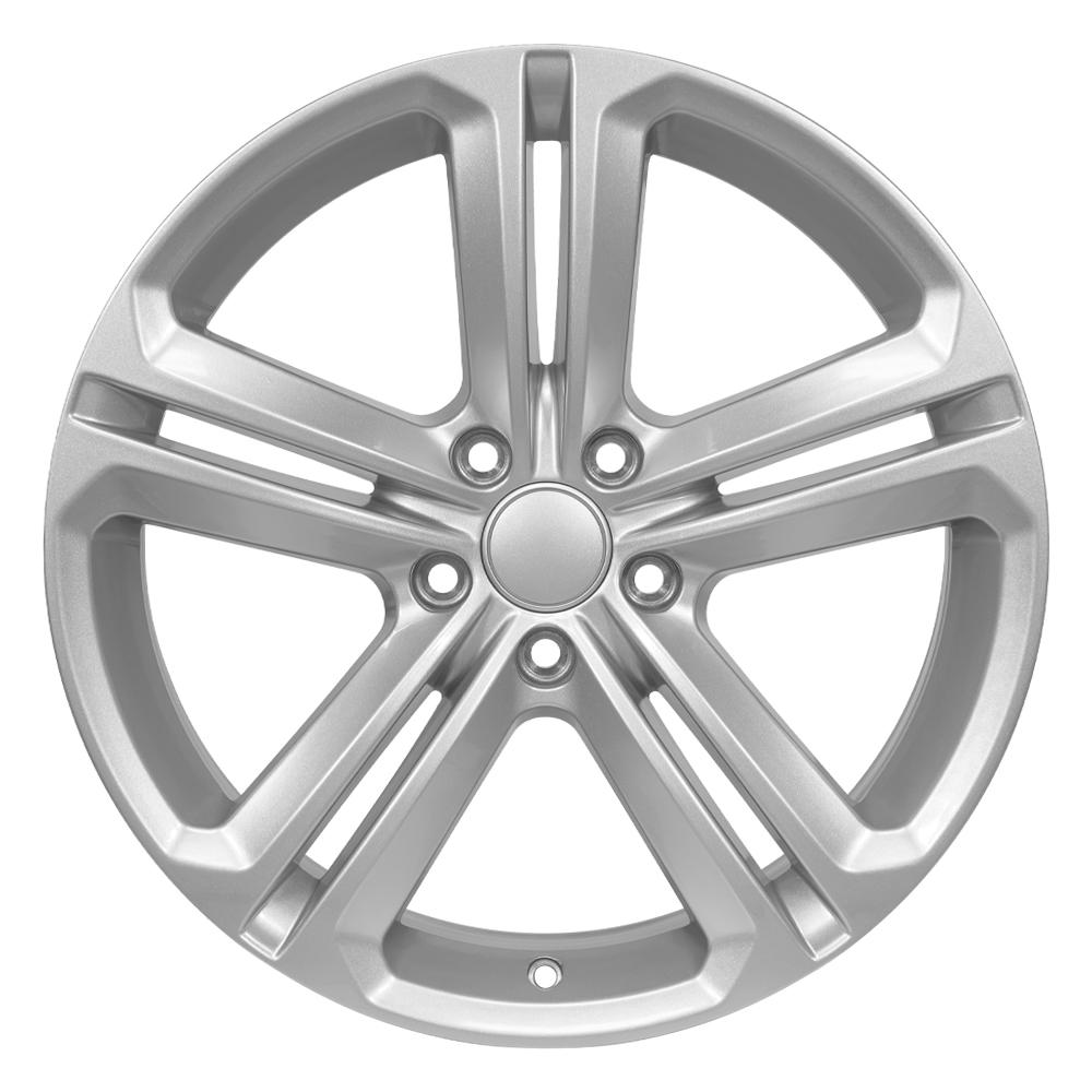 Set of 4 OE Wheels VW18 18x8 Gloss Silver wheel, 5x112, 41mm offset