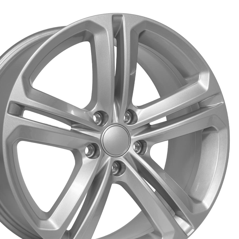 Set of 4 OE Wheels VW18 18x8 Gloss Silver wheel, 5x112, 41mm offset
